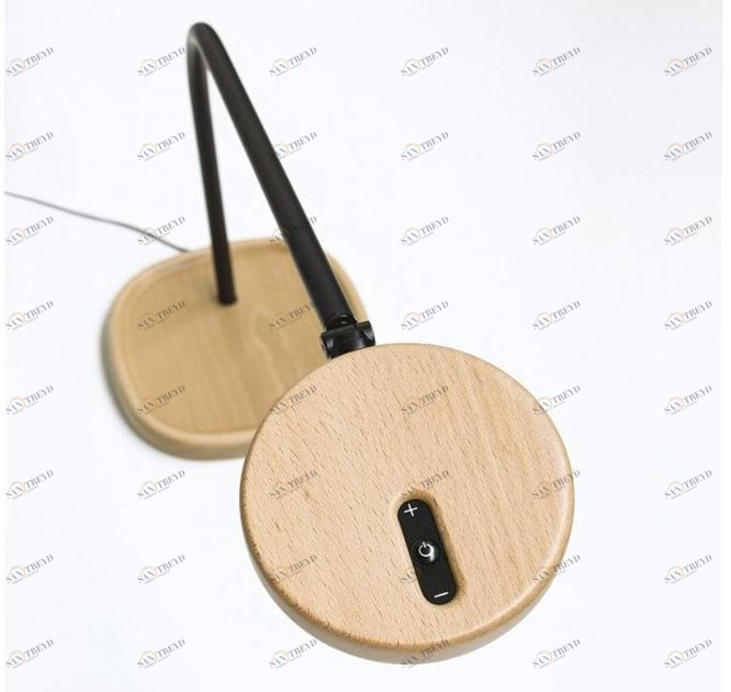 Manade Регулируемая настольная светодиодная лампа из дерева Loola sun-id-1361077