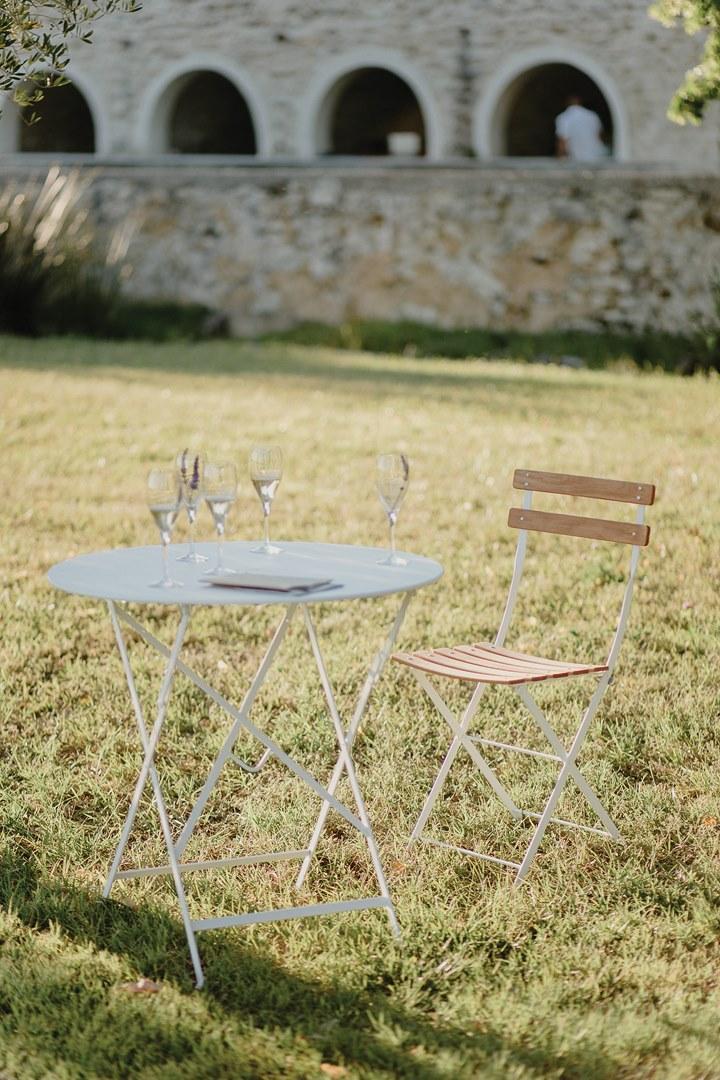 Fermob Складной садовый стул из стали и дерева Bistro 5107 Bistrò - Вид №2