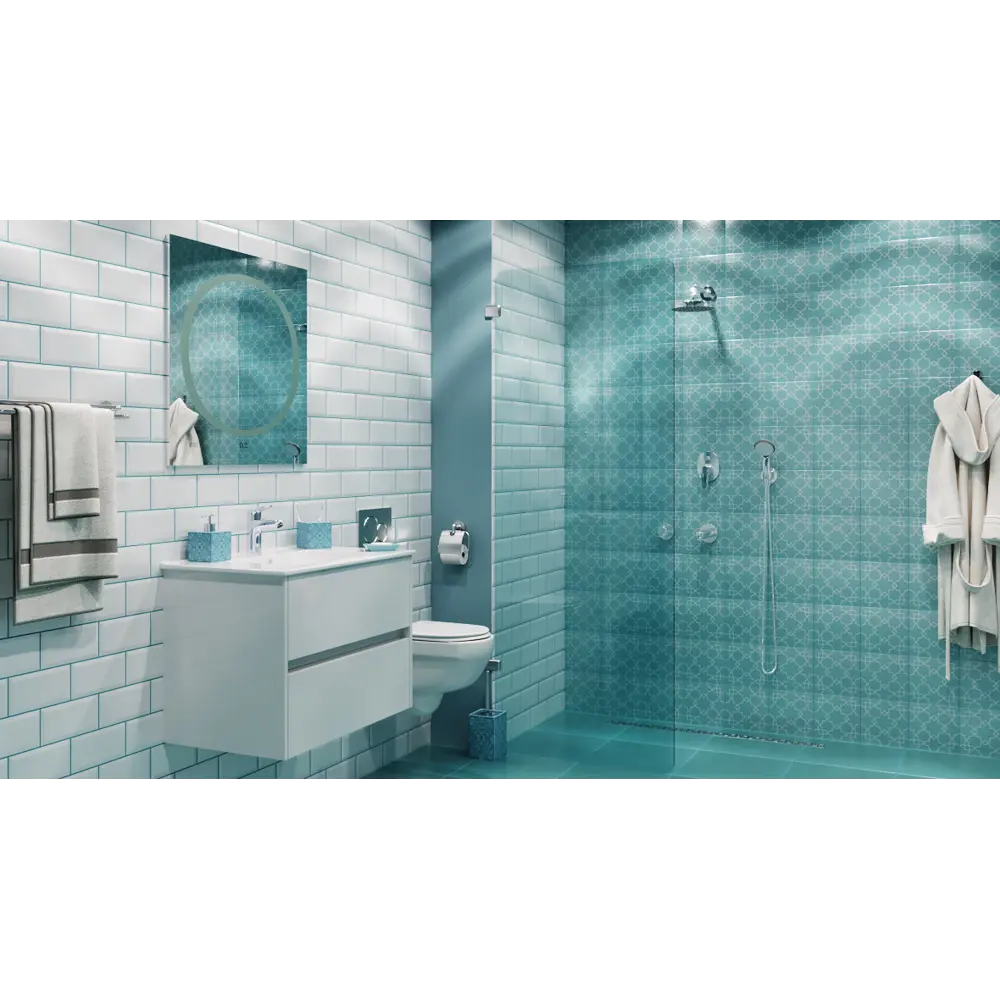 SANITA LUXE Квадро 75 — прямоугольная раковина для тумбы Торонто 17215876 STLM-0007664 - Вид №6