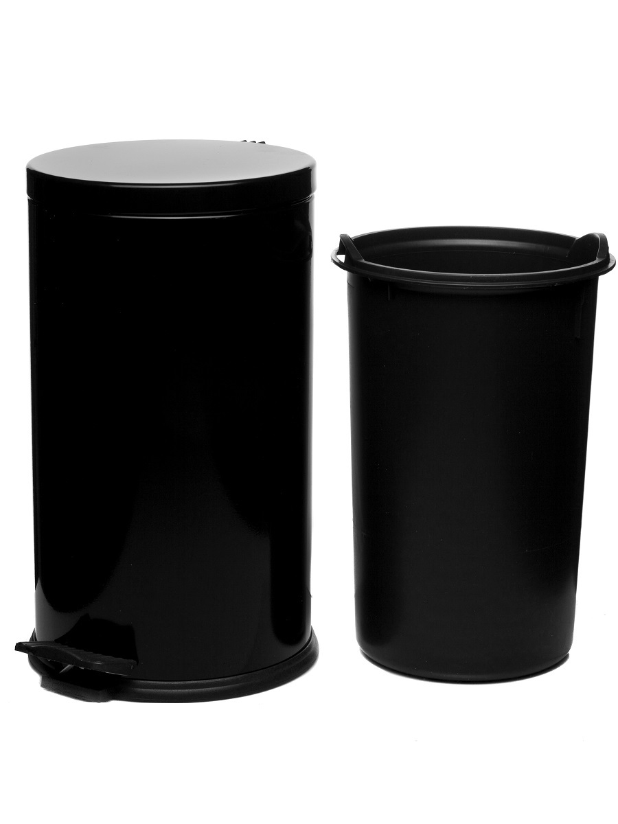 Вёдра с педалью и крышкой Aquila 16L Black NAVAKO 11033 - Вид №2