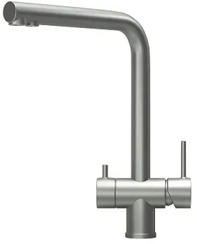 KS-7011, МАТОВАЯ СТАЛЬ, СМЕСИТЕЛЬ КУХОННЫЙ KITCHEN SPACE