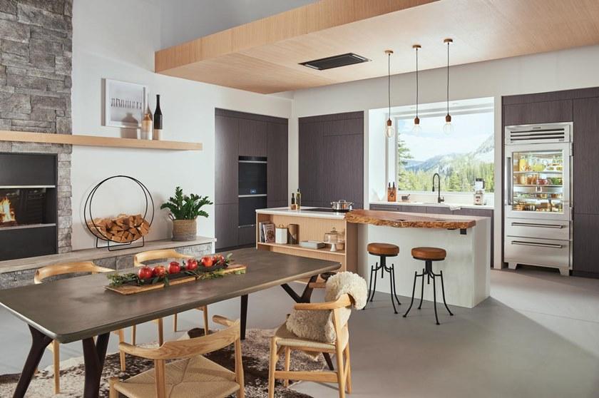 Sub-Zero Холодильник с ящиками из нержавеющей стали со стеклянной дверцей класса а + Pro 48 sun-id-1450922 - Вид №4