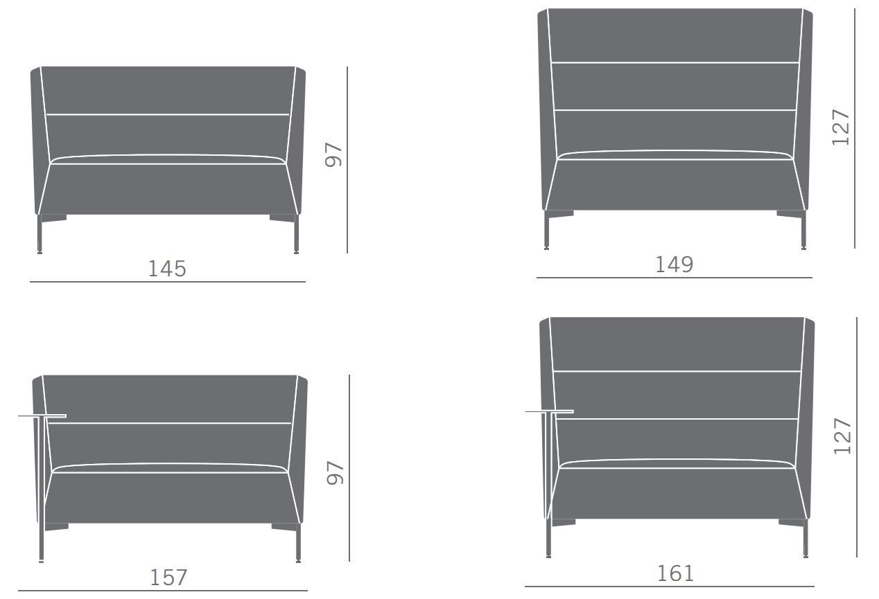 Тканевый диван с высокой спинкой Kastel кендо ARCH-00068354 - Вид №7