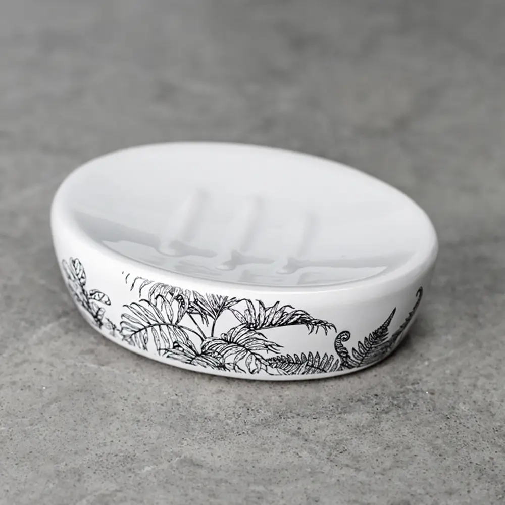 Керамическая мыльница Bath Plus Tropico с тропическим рисунком 89380482 STLM-1578665 - Вид №5