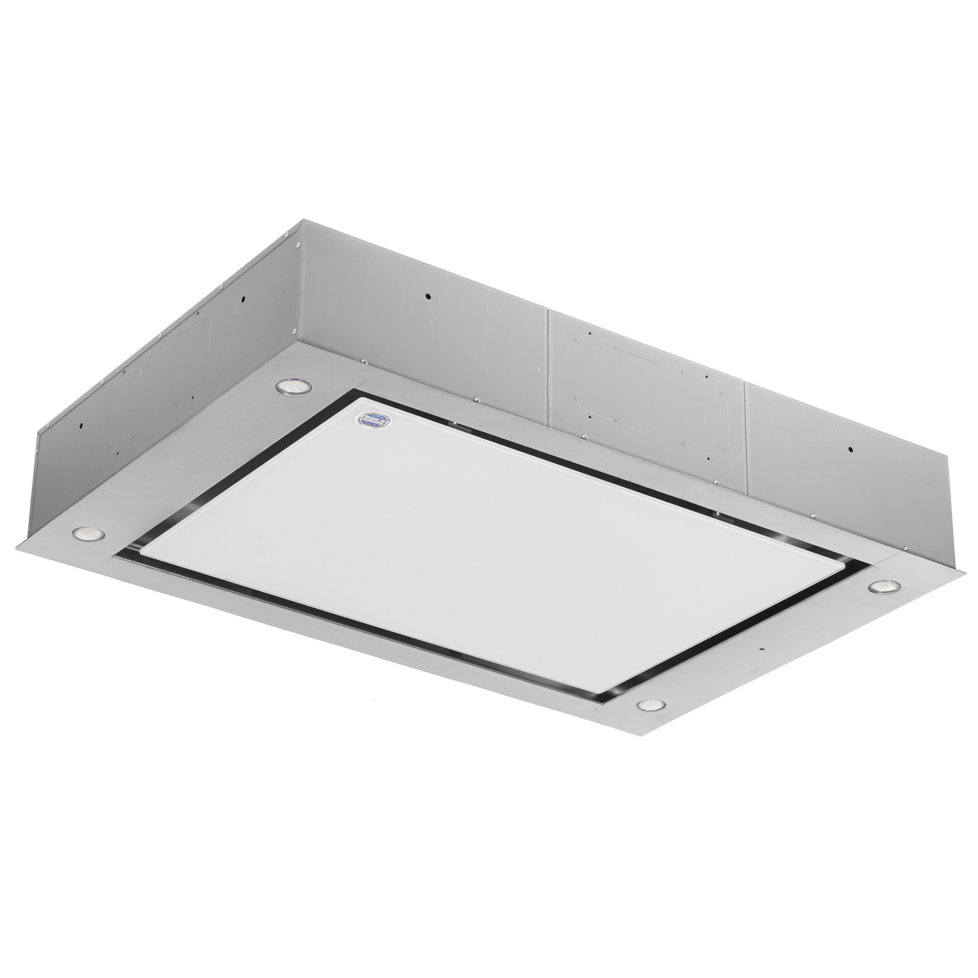 1147156 Вытяжка островная Akpo WK-9 Manado серебристый/белый STDN-0124812