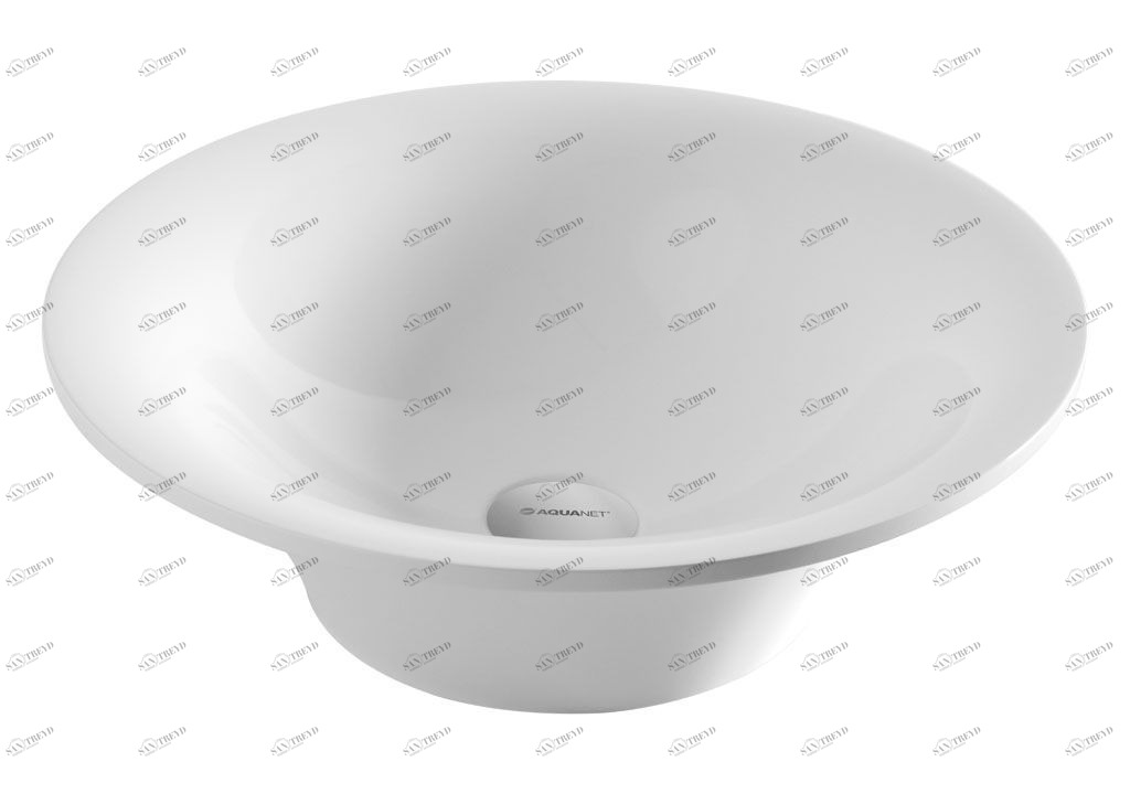 V32 Накладная раковина на столешницу  круглая Aquanet 