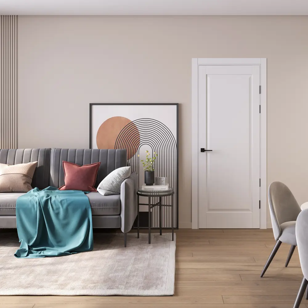 Межкомнатная дверь PORTIKA Альпика белая 70x230 см с фурнитурой 88914875 STLM-1475290 - Вид №5