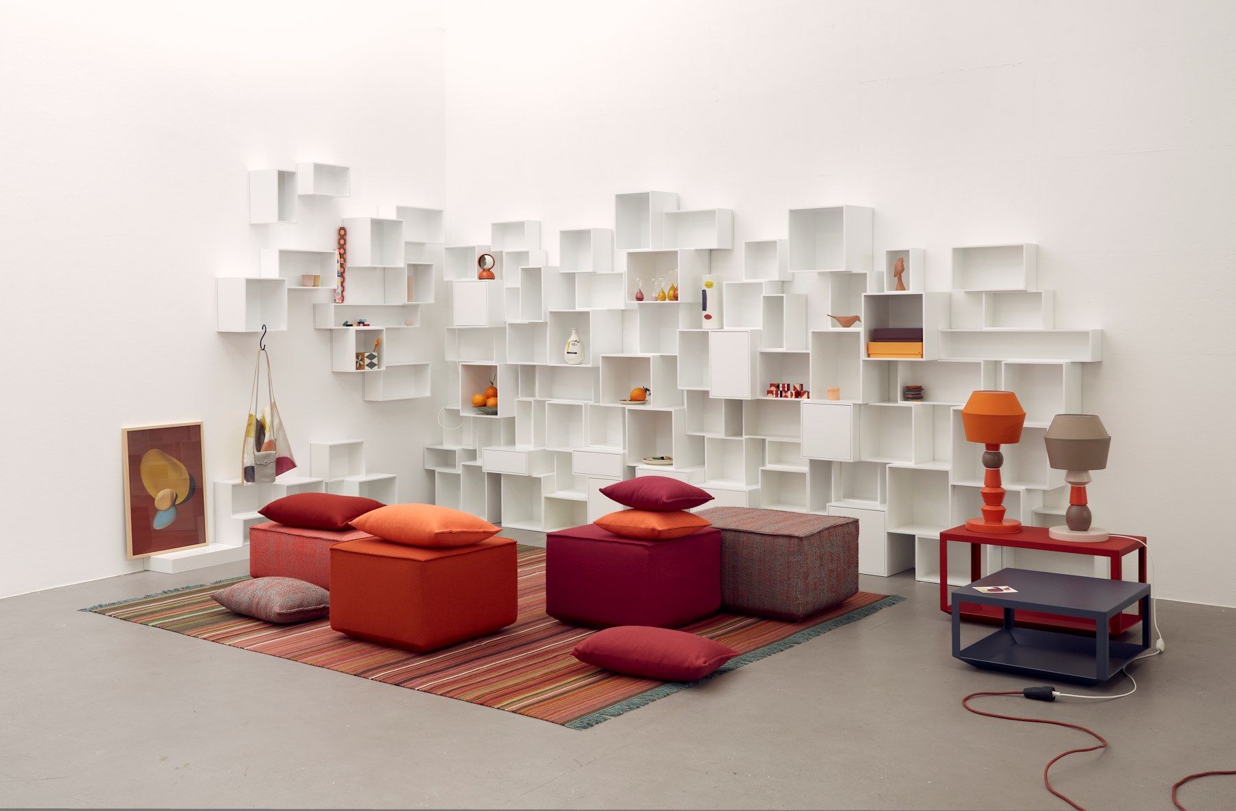 Модульный прямоугольный пуф из ткани Cubit by Mymito ARCH-00027759 - Вид №28