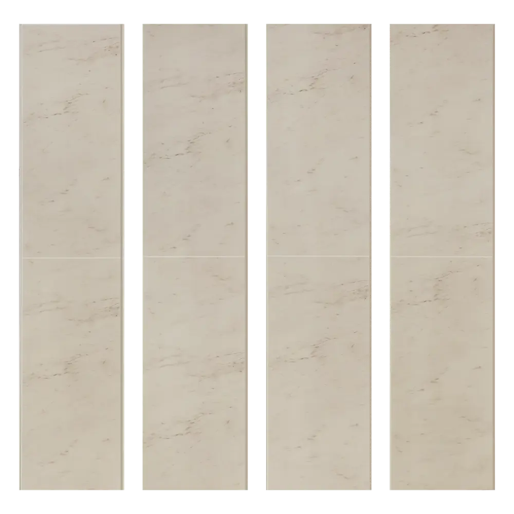 Панель ПВХ KREAFORTA Каррара серый 1200x250x10 мм 1.2 м² (4 шт.) STLM-2038514 - Вид №3