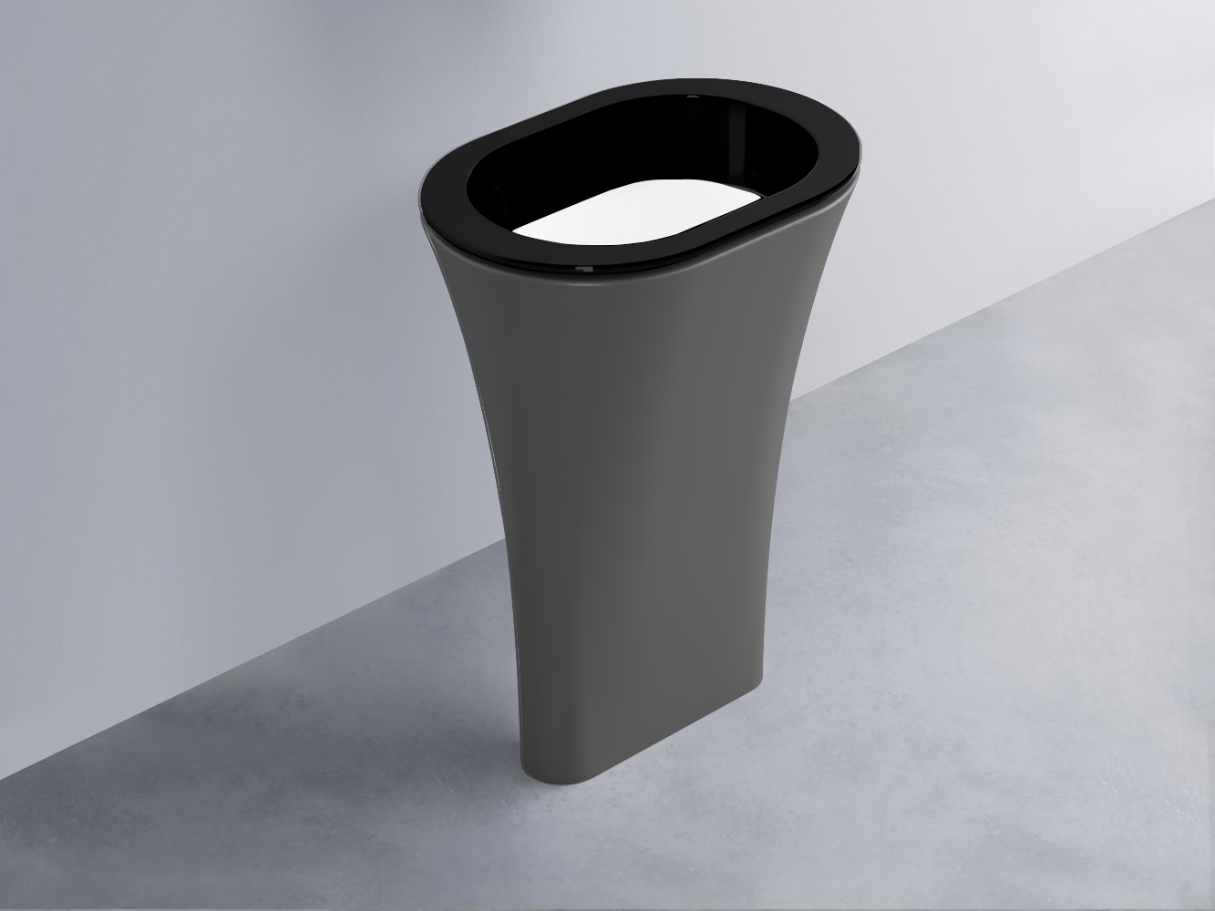 AMLA65-N+AMPILO-BL+AMCOLO-CM Раковина Amedeo Ovale отдельностоящая cielo Enjoy + Amedeo Ceramica Cielo