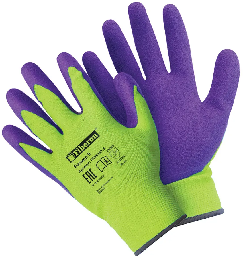 Fiberon Sandy Latex - профессиональные перчатки для работы со стеклообоями 86793241
