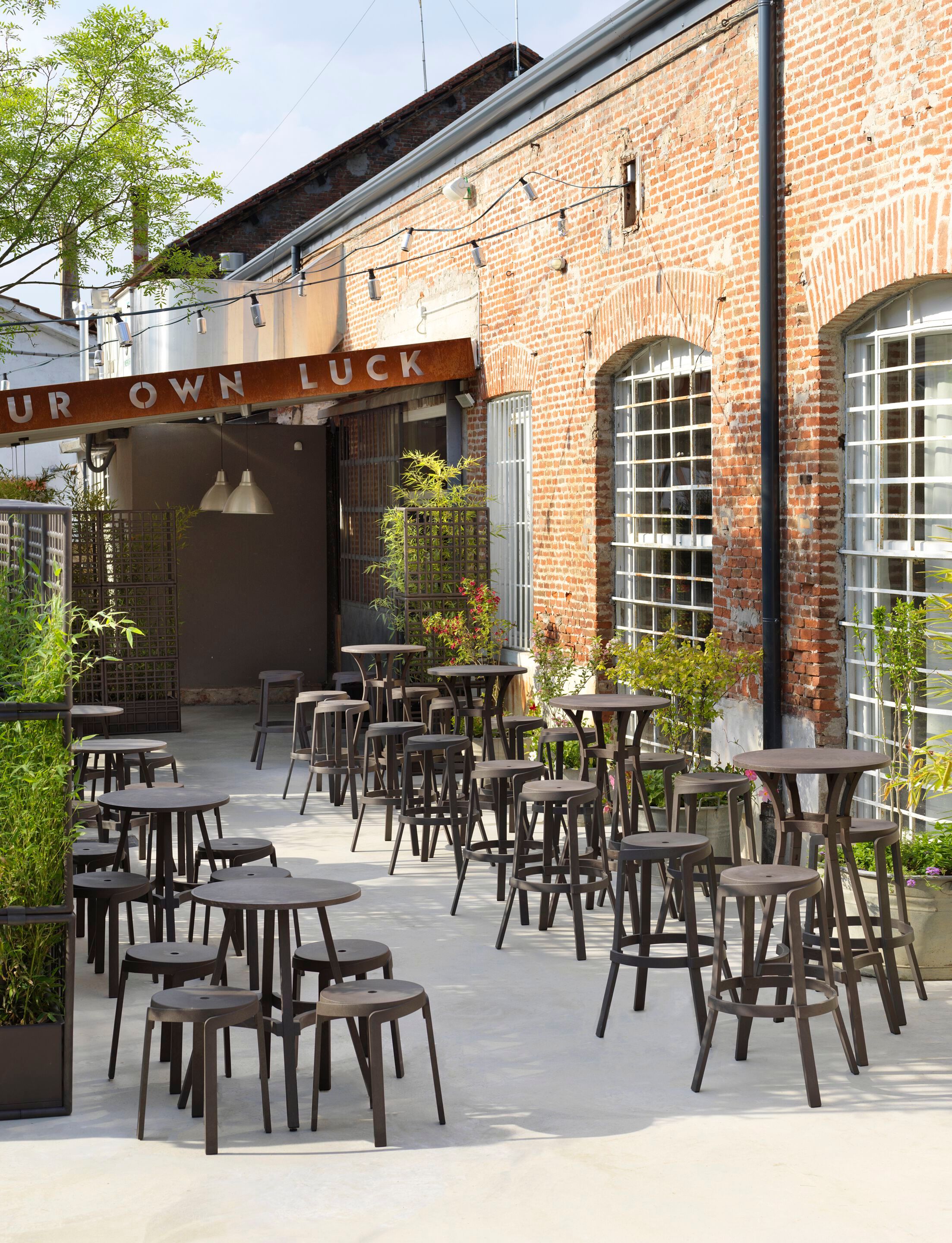 Высокий садовый стол из полипропилена Nardi Stack &amp ARCH-00031177 - Вид №3