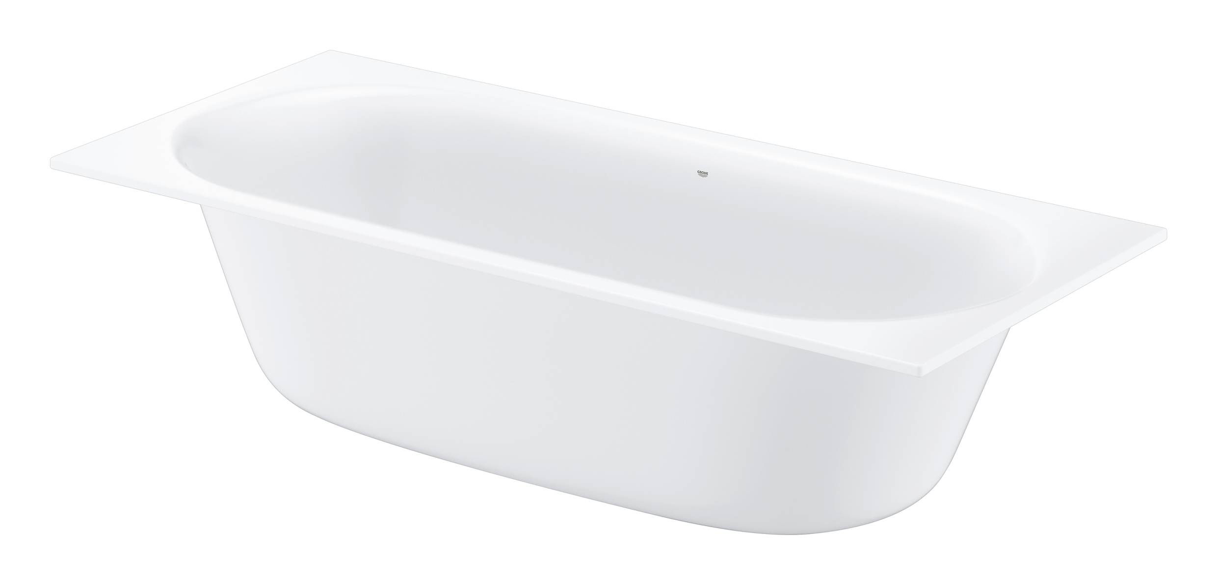 Ванна GROHE Essence, встраиваемая с грязеотталкивающим покрытием, 180 х 80 х 45 см, альпин-белый (3962000H) - Вид №1