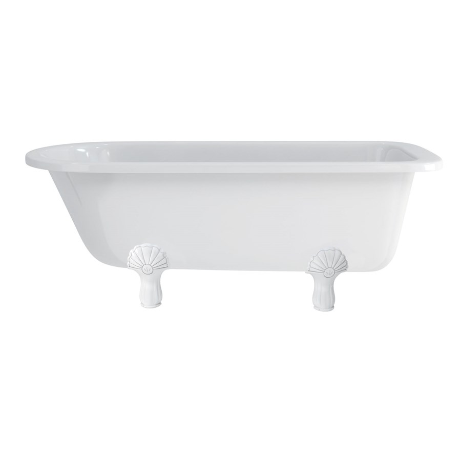 Burlington Односторонняя ванна Blenheim с роскошными ножками с ножками Luxury Claw в белом цвете E2 L1W  - Вид №4