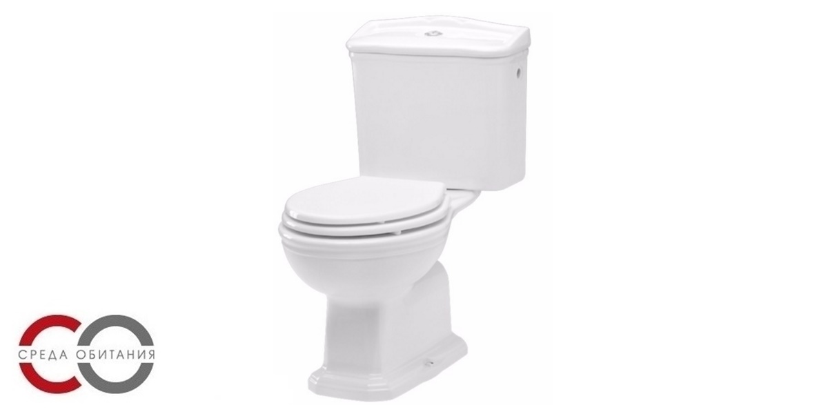 04111211 Компакт унитаз с бачком Белый Olympia Ceramica IMPERO STYLE Италия - Вид №2