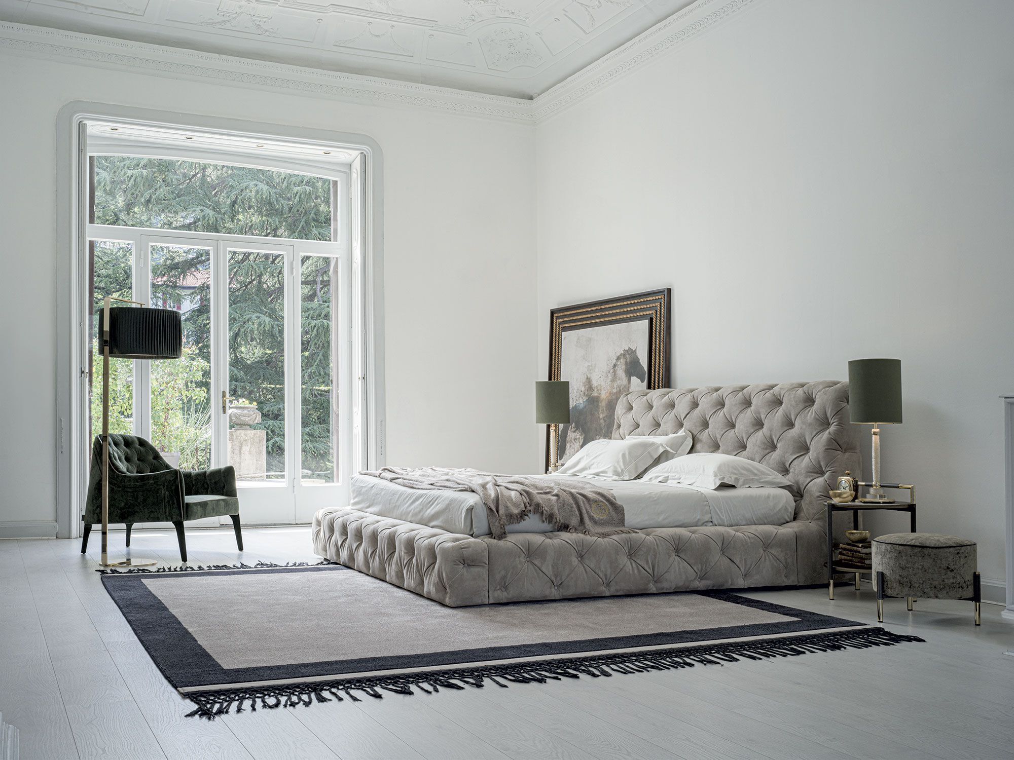 Мягкая кровать из ткани Vittoria Frigerio CARACCIOLO ARCH-00134899 - Вид №2