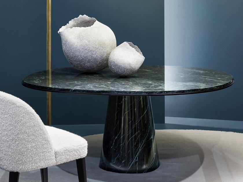 Meridiani Круглый обеденный стол из натурального камня sun-id-1442674 - Вид №4