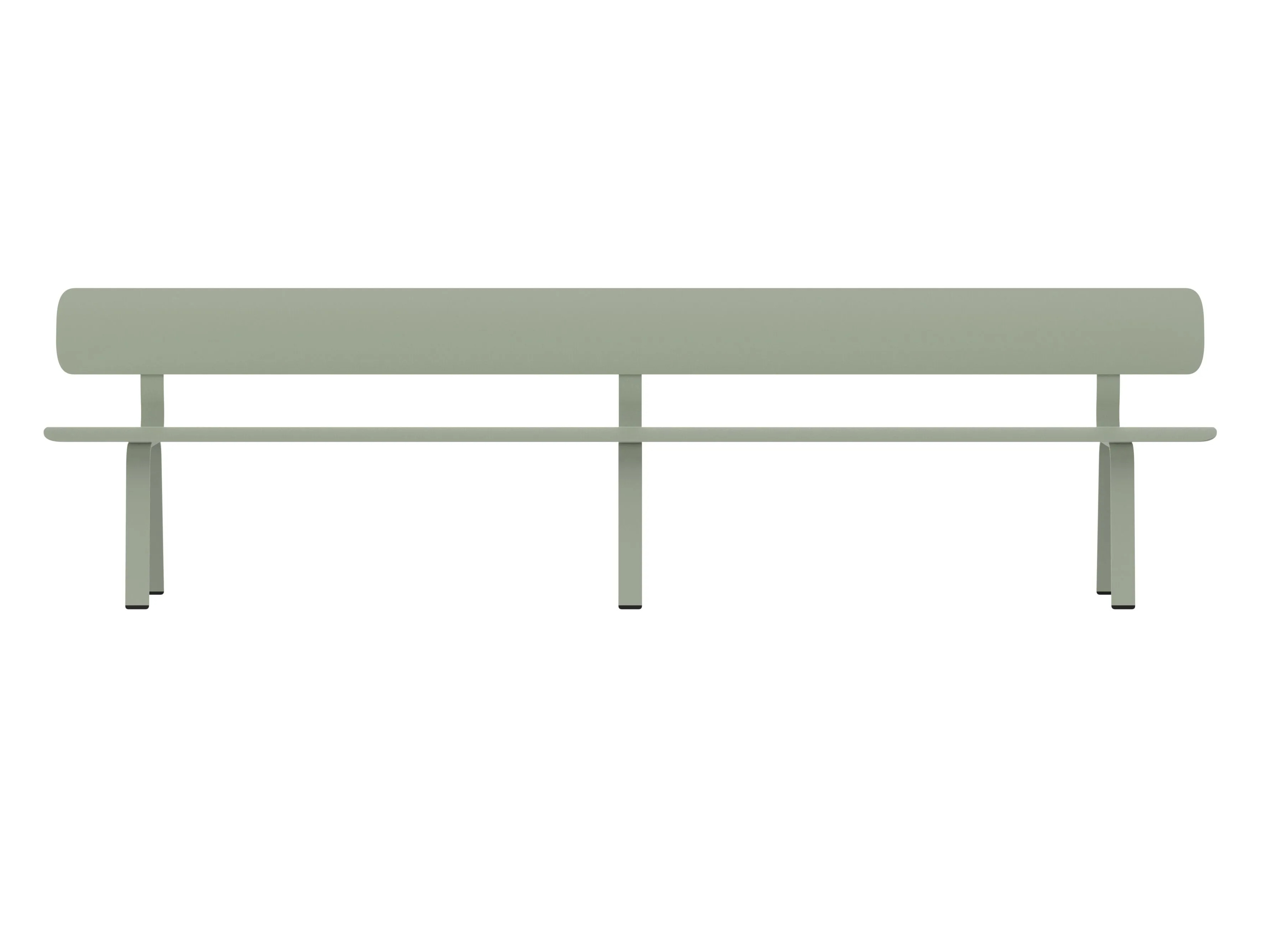 Стальная скамья с порошковым покрытием со спинкой FUNCTIONALS BEN ARCH-00041367 - Вид №131