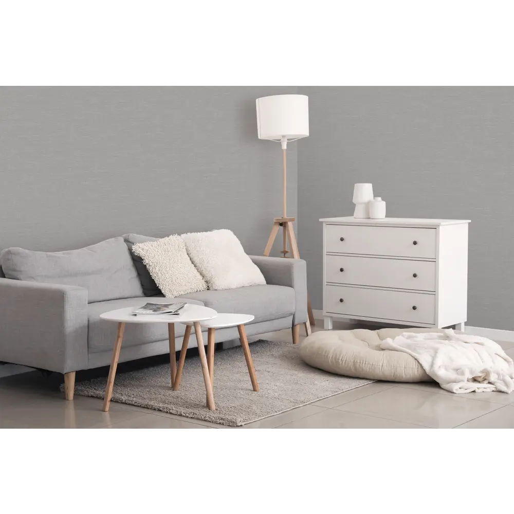 Обои флизелиновые KREAFORTA Ним темно-серые 1.06 м 587647 STLM-2134441 - Вид №1