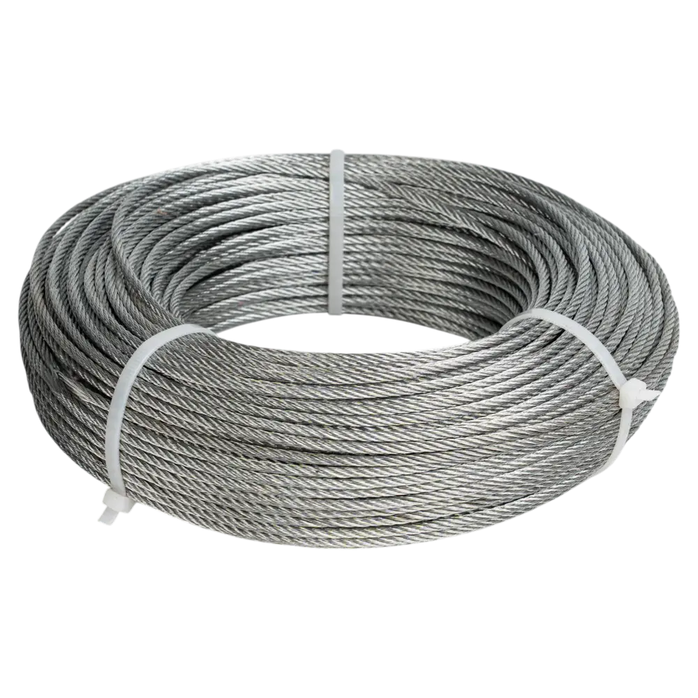 Стальной трос Tech-Krep оцинкованный 2,9 мм 100 м для грузов 89391072 STLM-1564637 - Вид №1