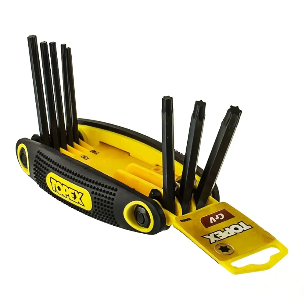 Набор ключей Topex Torx T9-T40 (звёздочка) 8 шт Santreyd STLM-2058195