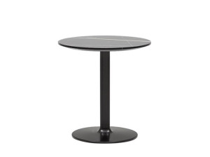 Круглый мраморный журнальный столик