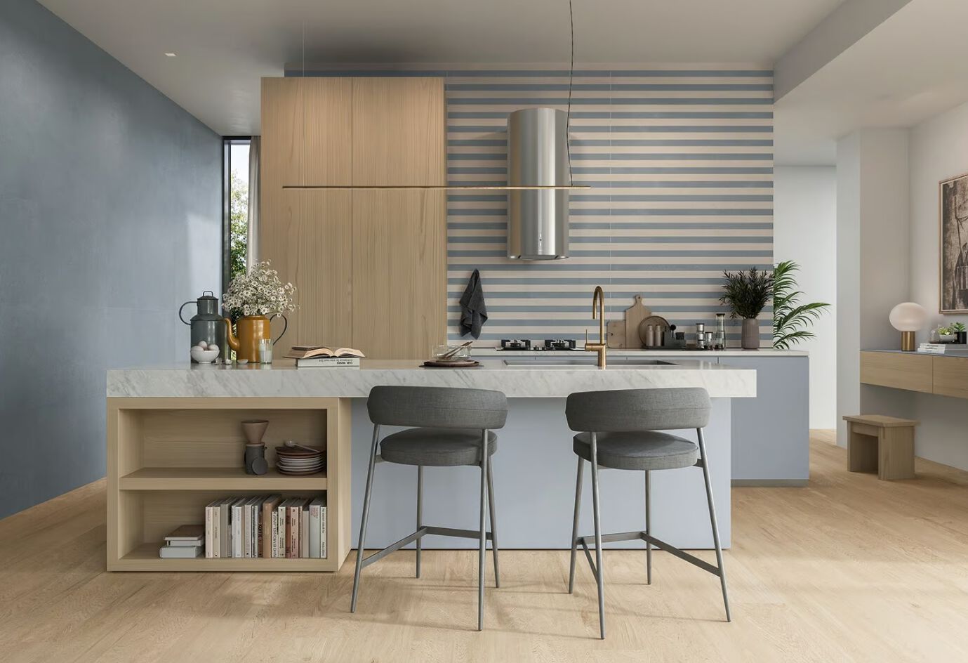 Пол / напольное покрытие из керамогранита с эффектом смолы Imola RETINA ARCH-00040652 - Вид №31