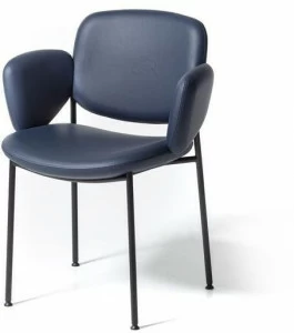 arrmet Мягкое кожаное кресло с подлокотниками Macka