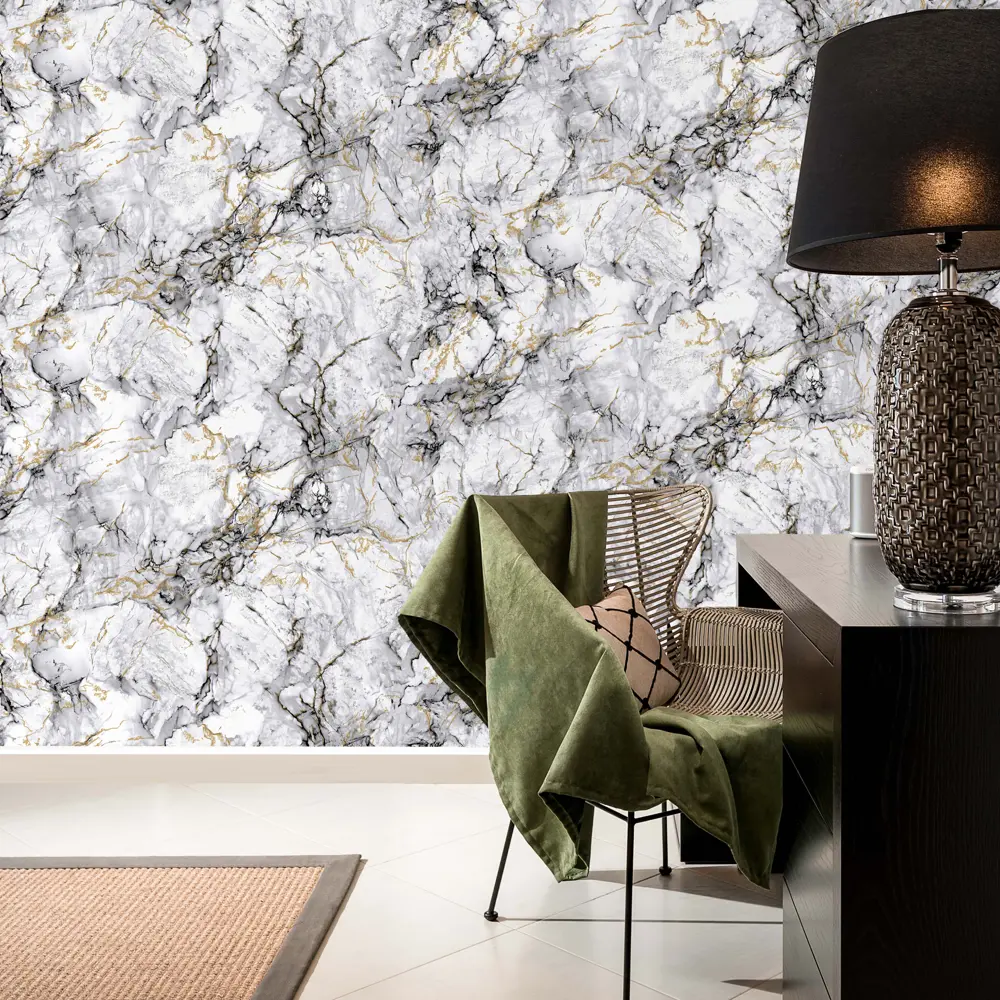 Erismann Murena: Флизелиновые обои глубокого серого оттенка 89337530 STLM-0817188 - Вид №2