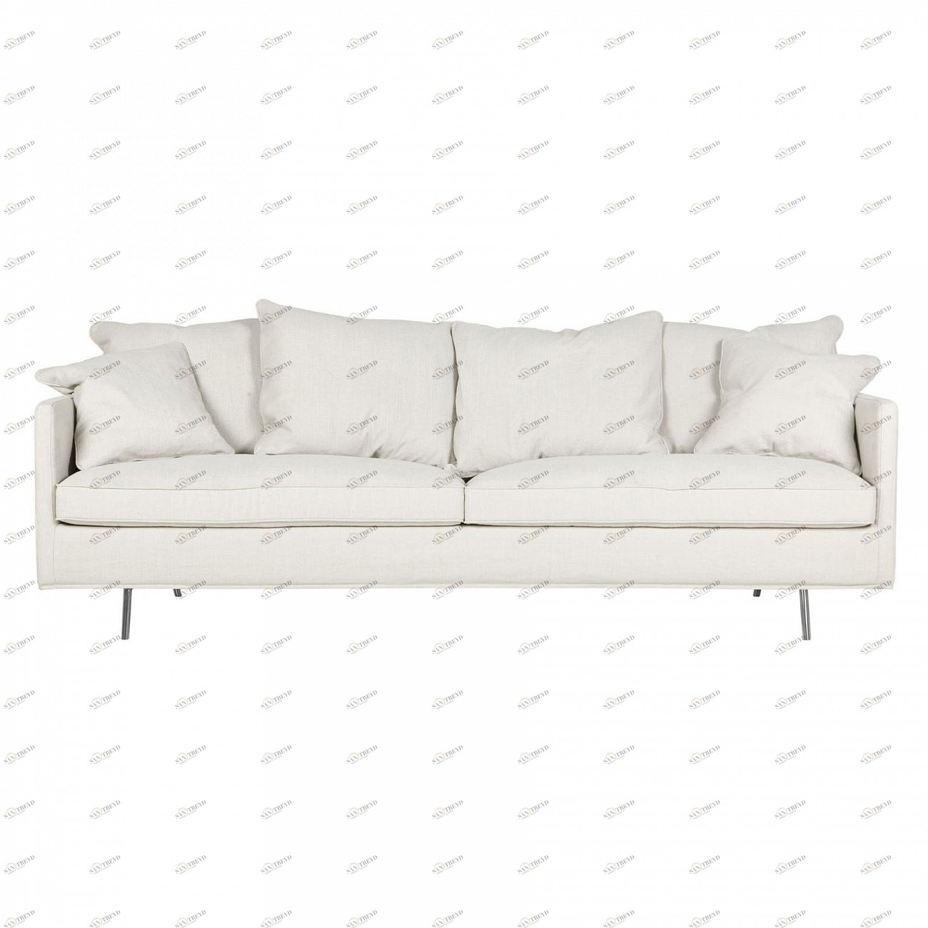 Диван Julia трехместный прямой молочный SITS ДИЗАЙНЕРСКИЕ, JULIA 192047 Молочный 