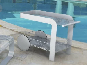 GARDA DESIGN Тележка для пищевых продуктов из листового металла Pool system