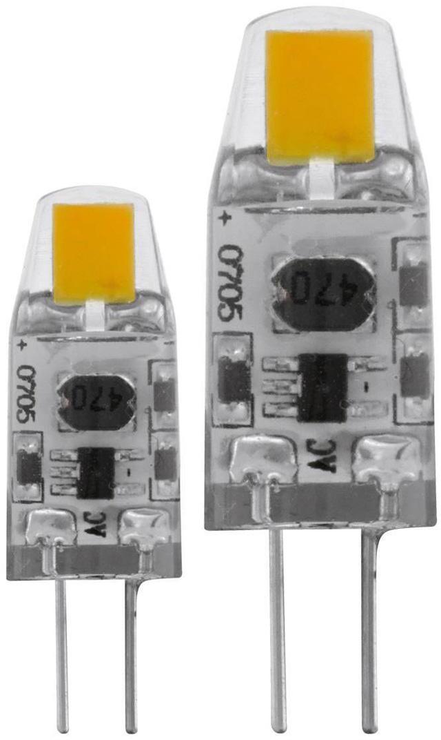 11552 Набор светодиодных ламп диммируемая G4 1,8W 2700K прозрачная Eglo LM_LED_G4