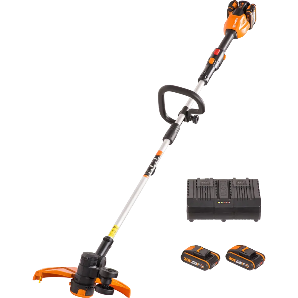Аккумуляторный триммер WORX WP185E 40В с системой двойной мощности 82600068 STLM-0031099