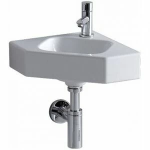 124729000 Подвесная раковина настенная прямоугольная Keramag  белая