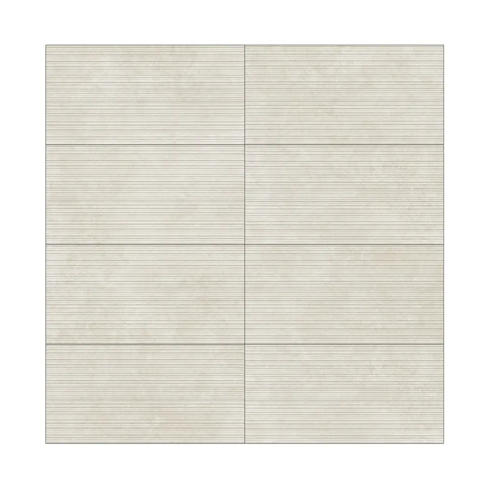 Настенная плитка Azori Catar Light Strut 31.5x63 см 1.79 м² матовая цвет светло-бежевый STLM-2090316 - Вид №2