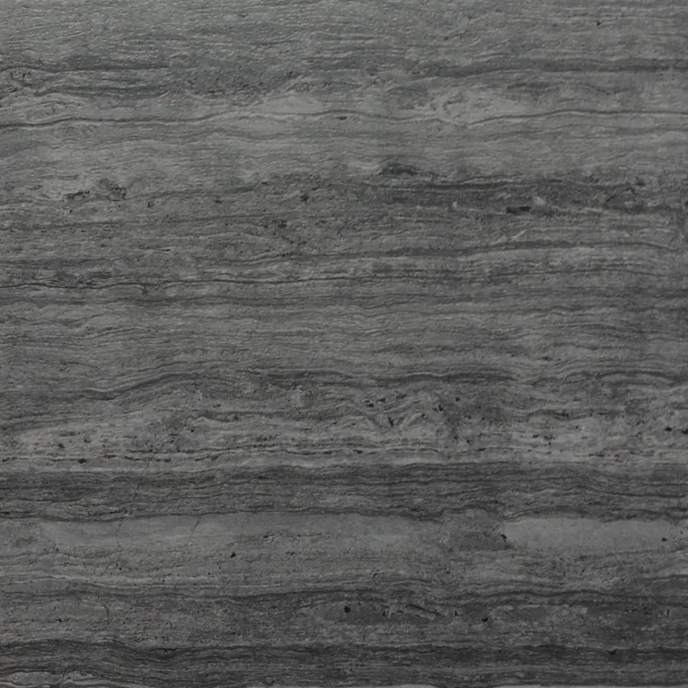 Керамогранит Travertino Anthra FP Rect. 60x120 см 1.44 м² цвет черный Santreyd Travertine STLM-2134960