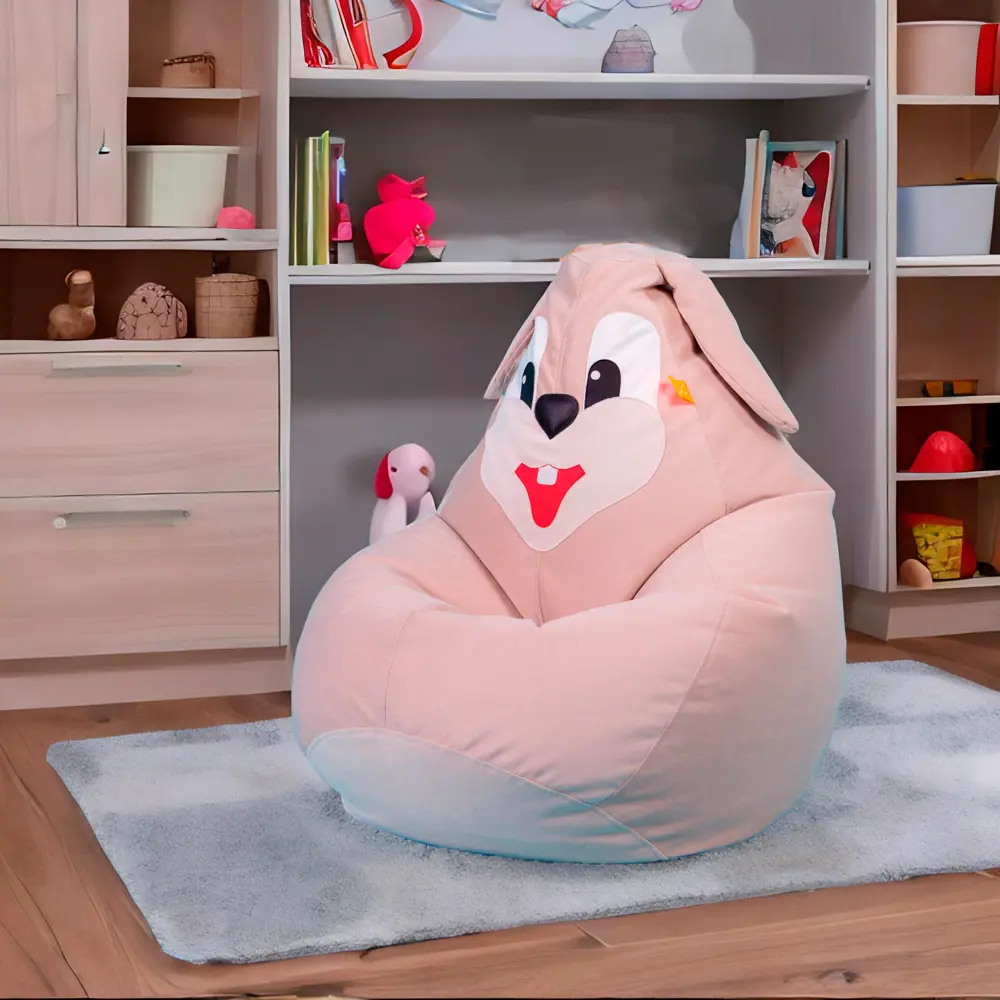 Кресло-груша Оксфорд Зайка XL Santreyd STLM-2182110 - Вид №2