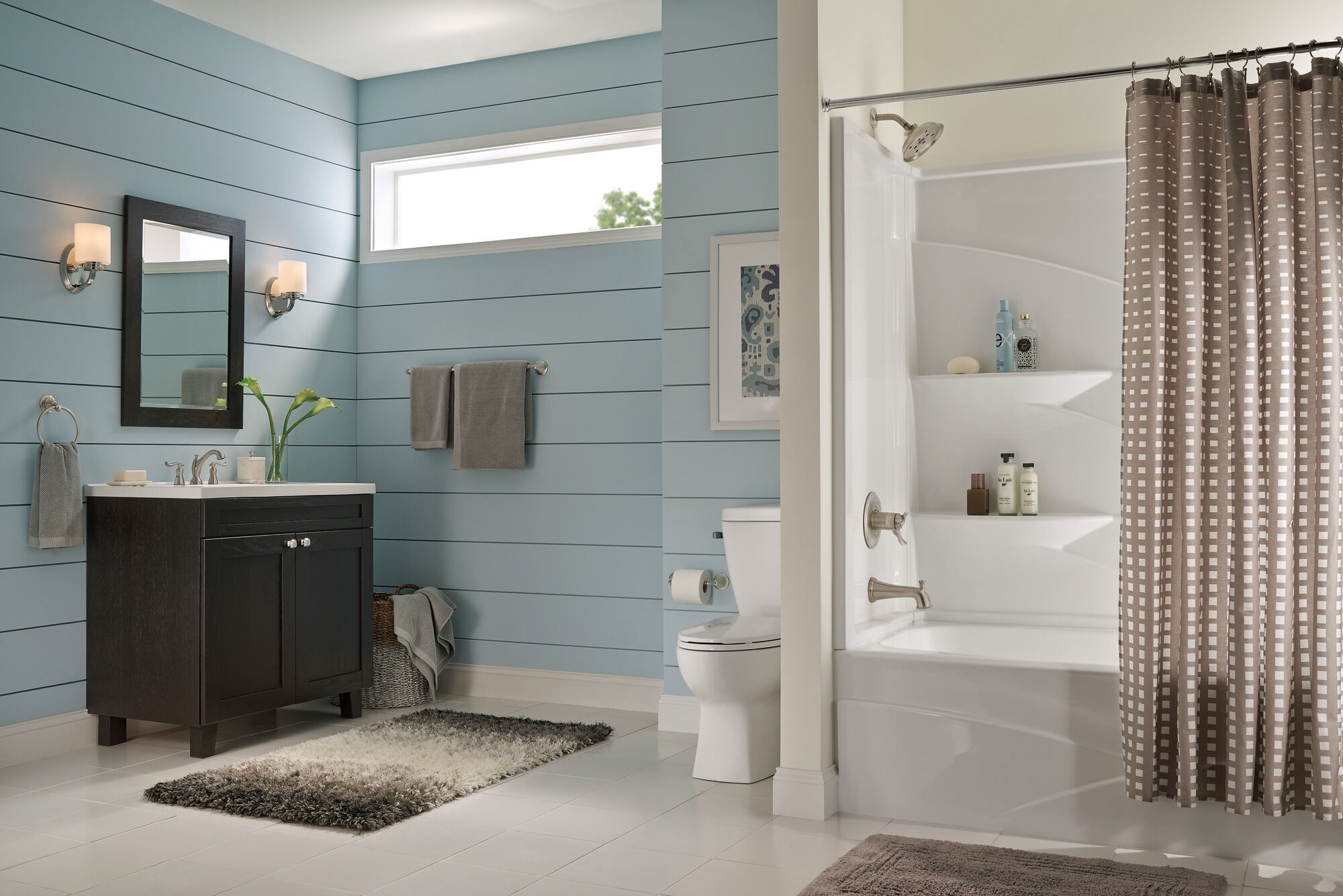 T17494-SS Monitor® 17 Series H2Okinetic® для ванны и душа Delta Faucet Linden Нержавеющая сталь  - Вид №2
