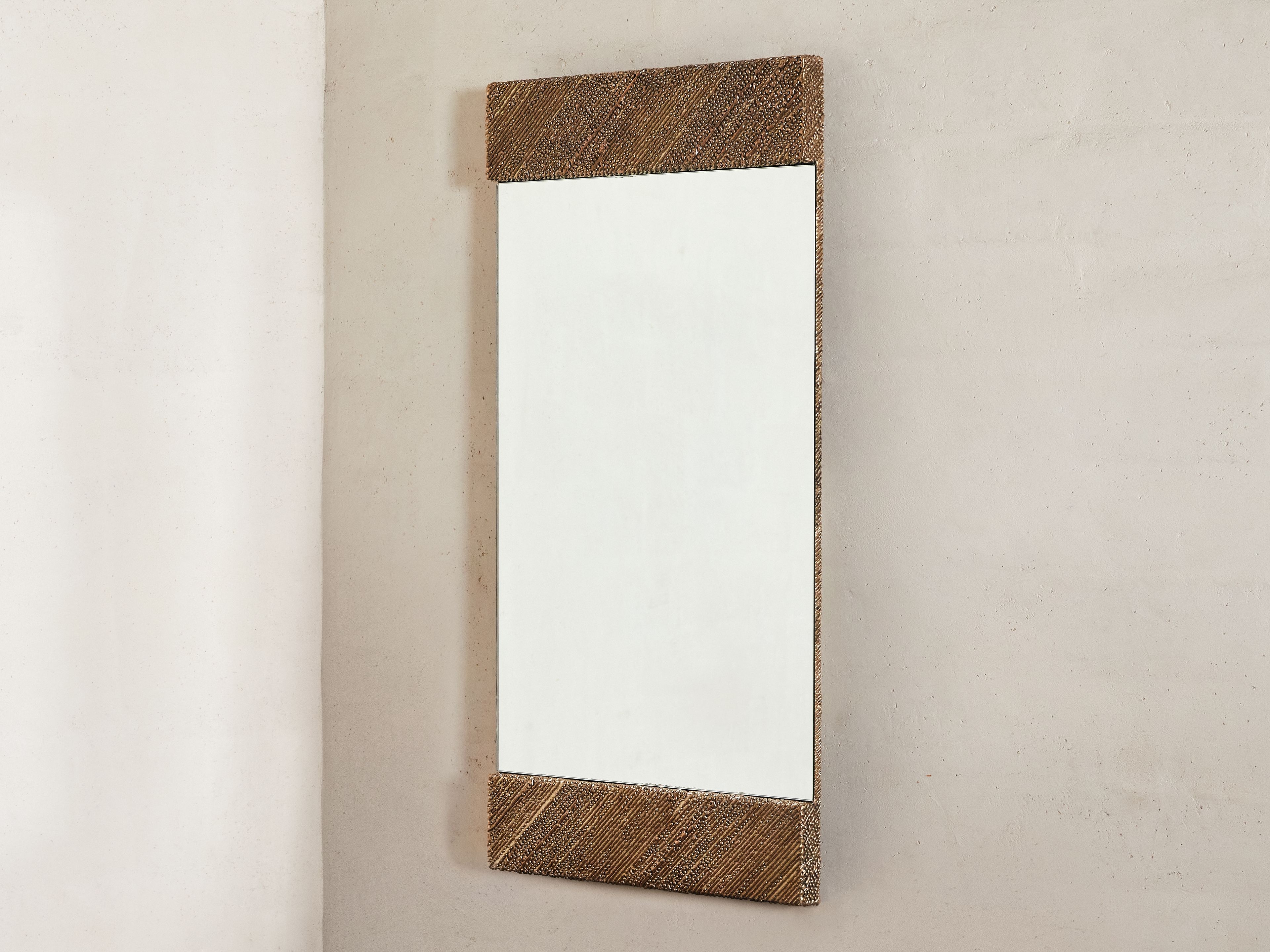 Прямоугольное зеркало с латунной рамой Kelly Wearstler Superluxe Balthus ARCH-00137473