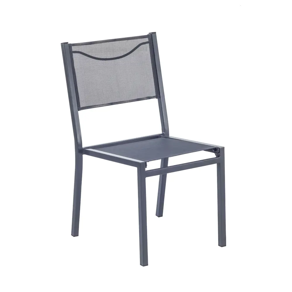 Стул садовый 48х57х85 см сталь/текстилен темно-серый Santreyd STLM-2003491 - Вид №1