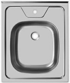 Квадратная мойка из нержавеющей стали "Белая Сталь" TRIO 12132