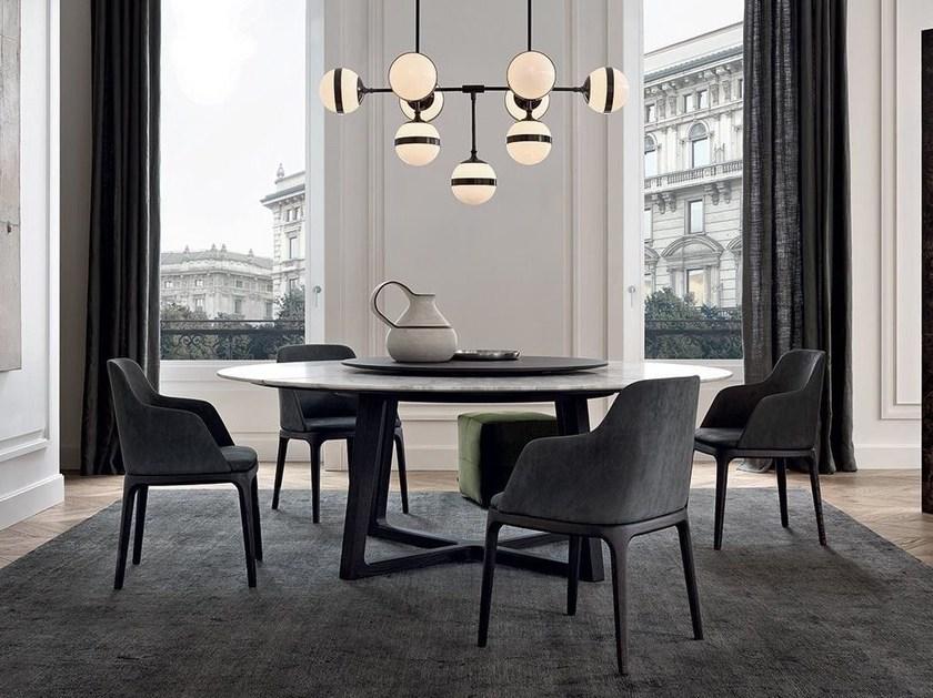 Poliform Кожаное кресло с подлокотниками sun-id-1397619 - Вид №6