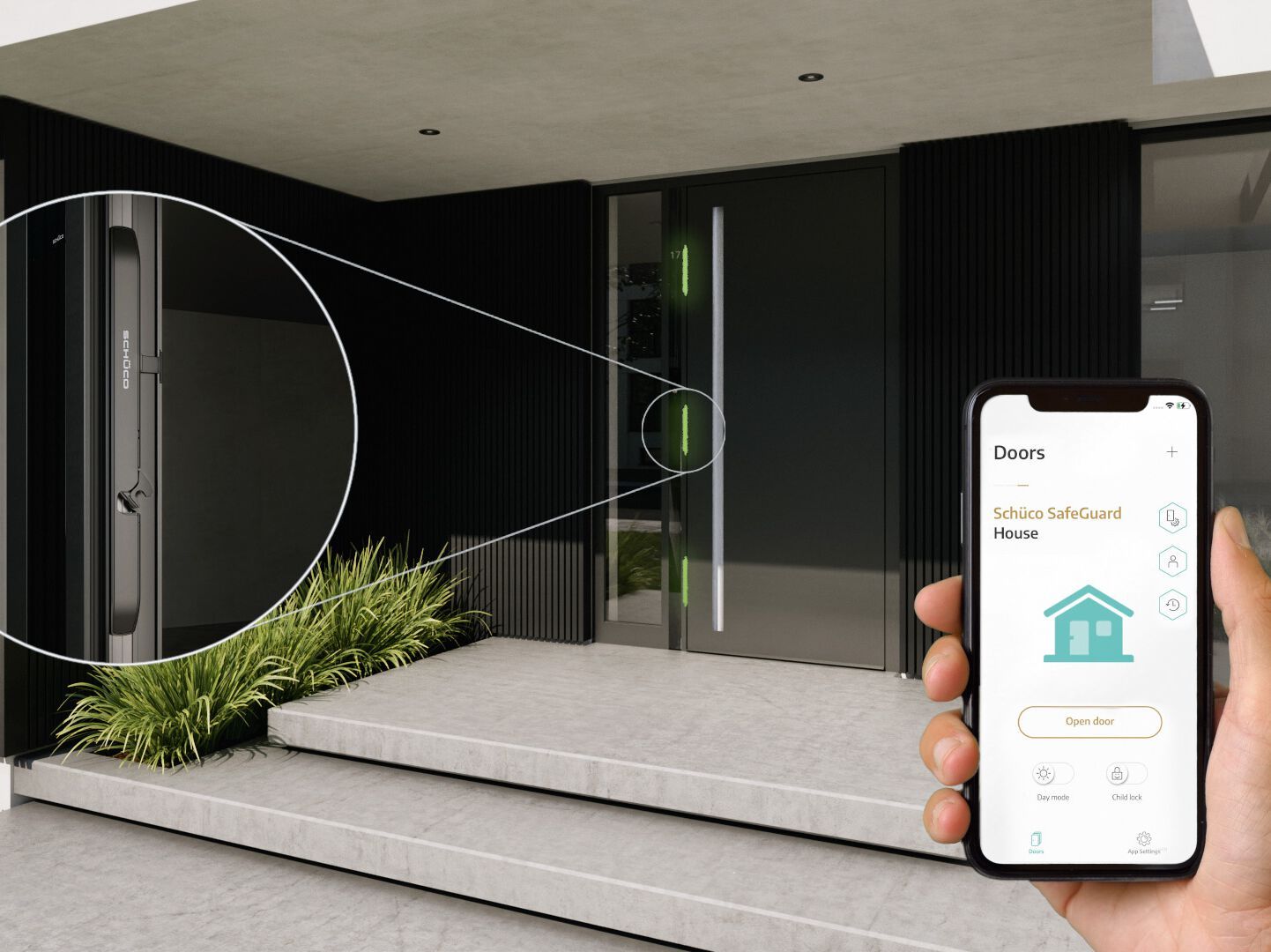 Моторизованная система запирания дверей Schüco Schüco SafeGuard ARCH-00057549 - Вид №1