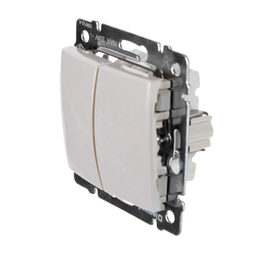Выключатель двухклавишный Legrand Valena Classic слоновая кость 11273696 STLM-1118351 - Вид №2
