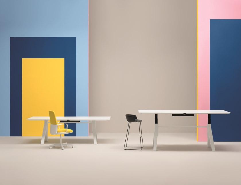 Pedrali Прямоугольный стол с регулируемой высотой Arki-table sun-id-1348233 - Вид №7