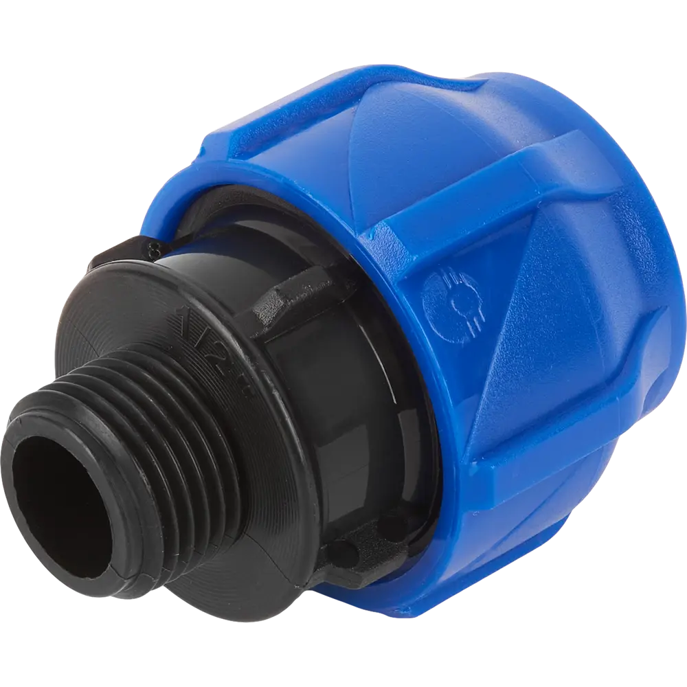 Муфта комбинированная ПНД Valfex 1/2"x25 мм НР 121001125012 STLM-2176537