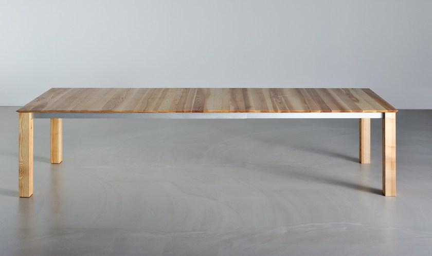 Vitamin Design Раздвижной прямоугольный стол из массива дерева sun-id-1380520 - Вид №1