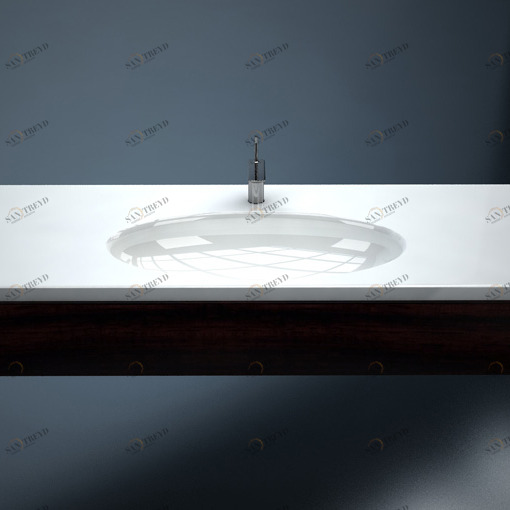 258 Накладная раковина под столешницу  овальная Esse 