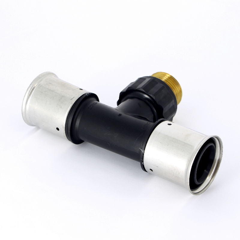 Тройник пресс-Н PVDF HENCO 40х1"х40 14PK400640 - Вид №3