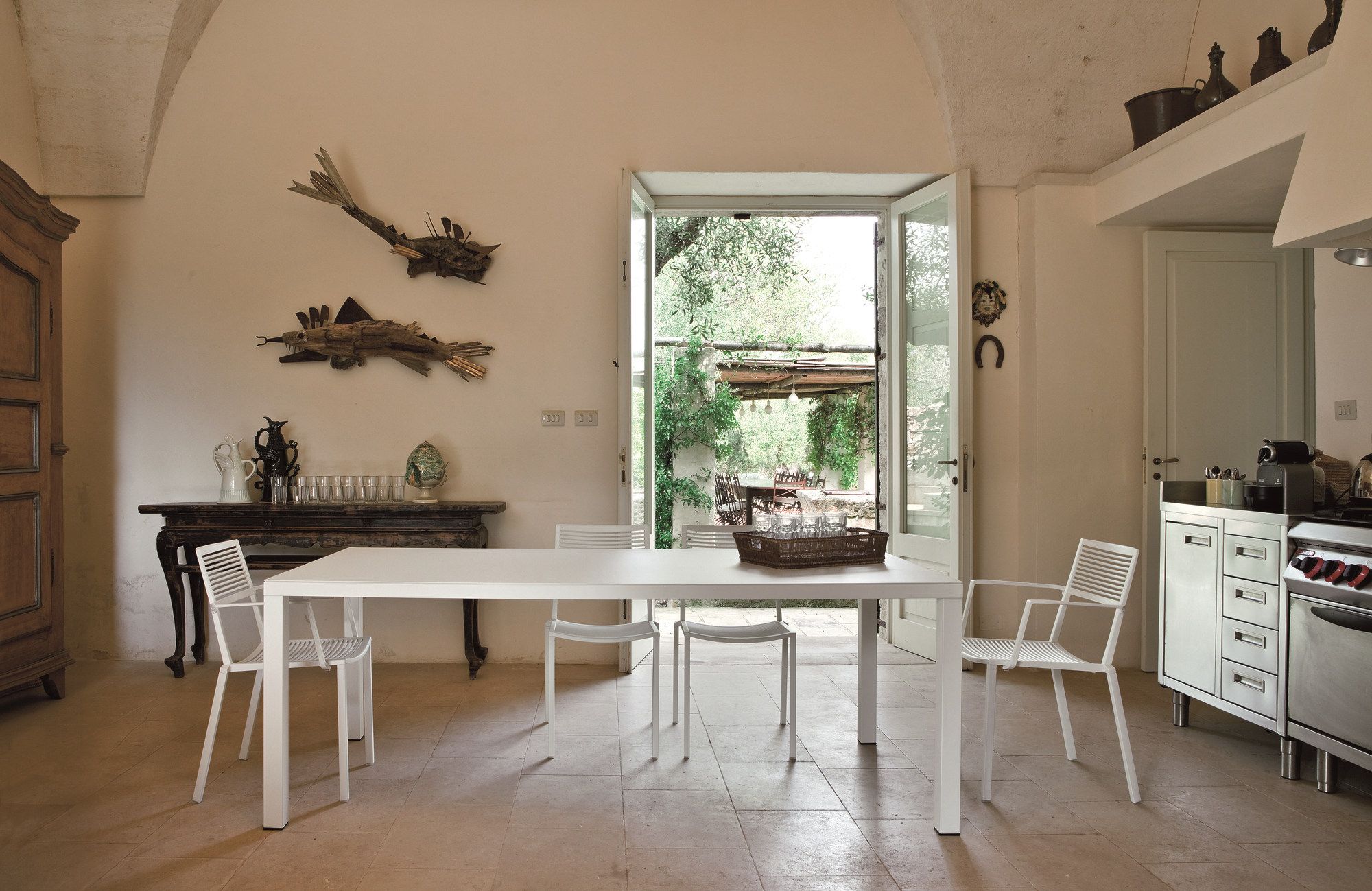 Высокий прямоугольный алюминиевый стол FAST Omnia Selection ARCH-00151874 - Вид №4